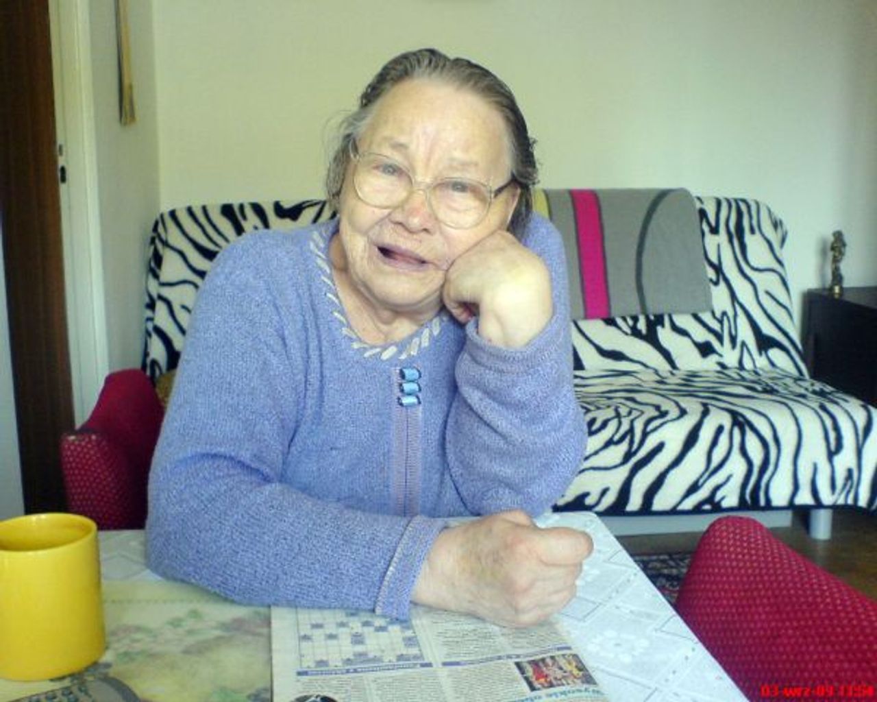 <p>Dnia 29 stycznia 2010 r. odeszła nasza kochana Mama i Babcia<br />śp.<br />Irena Szuszwedyk<br />lat 87<br />Msza św. żałobna odprawiona zostanie dnia 4 lutego 2010 r. o godz. 10.30 w kościele pw. Zesłania Ducha Świętego, Sopot-Kamienny Potok.<br />Pogrzeb odbędzie się tego samego dnia o godz. 11.30 na cmentarzu Katolickim w Sopocie.<br />Pogrążona w smutku rodzina</p>