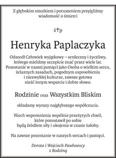 Ogłoszenie