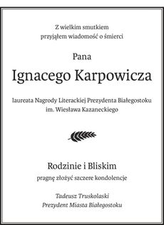 Ogłoszenie