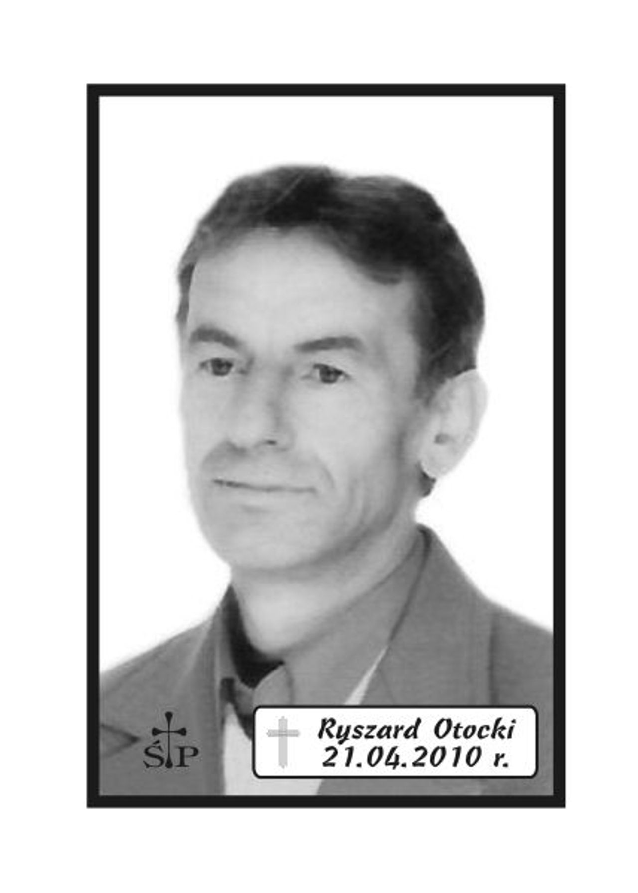 <p>Z głębokim żalem zawiadamiamy, że 21 kwietnia 2010 r. zmarł śp. Ryszard Otocki. Ceremonia pogrzebowa rozpocznie się we wtorek, 27 kwietnia 2010 r. o godz. 9.45 w sali ceremonialnej Domu Pogrzebowego „Wrotniewscy” przy ul. Różanej 8 w Koszalinie. Mikrobus z domu pogrzebowego na cmentarz podjedzie pod „Wejscie A” (główne). Rodzina.</p>