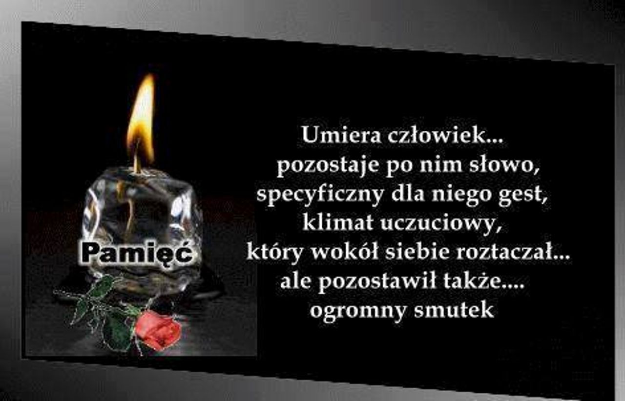 <p>Odszedłeś tak nagle, pozostawiając smutek i wielki żal... A chcieliśmy tak wiele wspólnie dokonać. W naszych sercach trwać będziesz na zawsze. Z wielkim smutkiem zawiadamiamy, że odszedł od nas zbyt wcześnie po ciężkiej chorobie wspaniały człowiek, przyjaciel wszystkich ludzi śp. Jan Zięta Można odejść na zawsze, by stale być blisko Rodzina Pogrzeb odbędzie się w sobotę, 25 lipca 2015 r. o godz. 10.00 na cmentarzu na Jędrzychowie. Pożegnanie w kaplicy o godz. 9.30. Pożegnalna msza św. w jędrzychowskim kościele o godz. 7.00.</p>