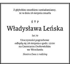 Ogłoszenie