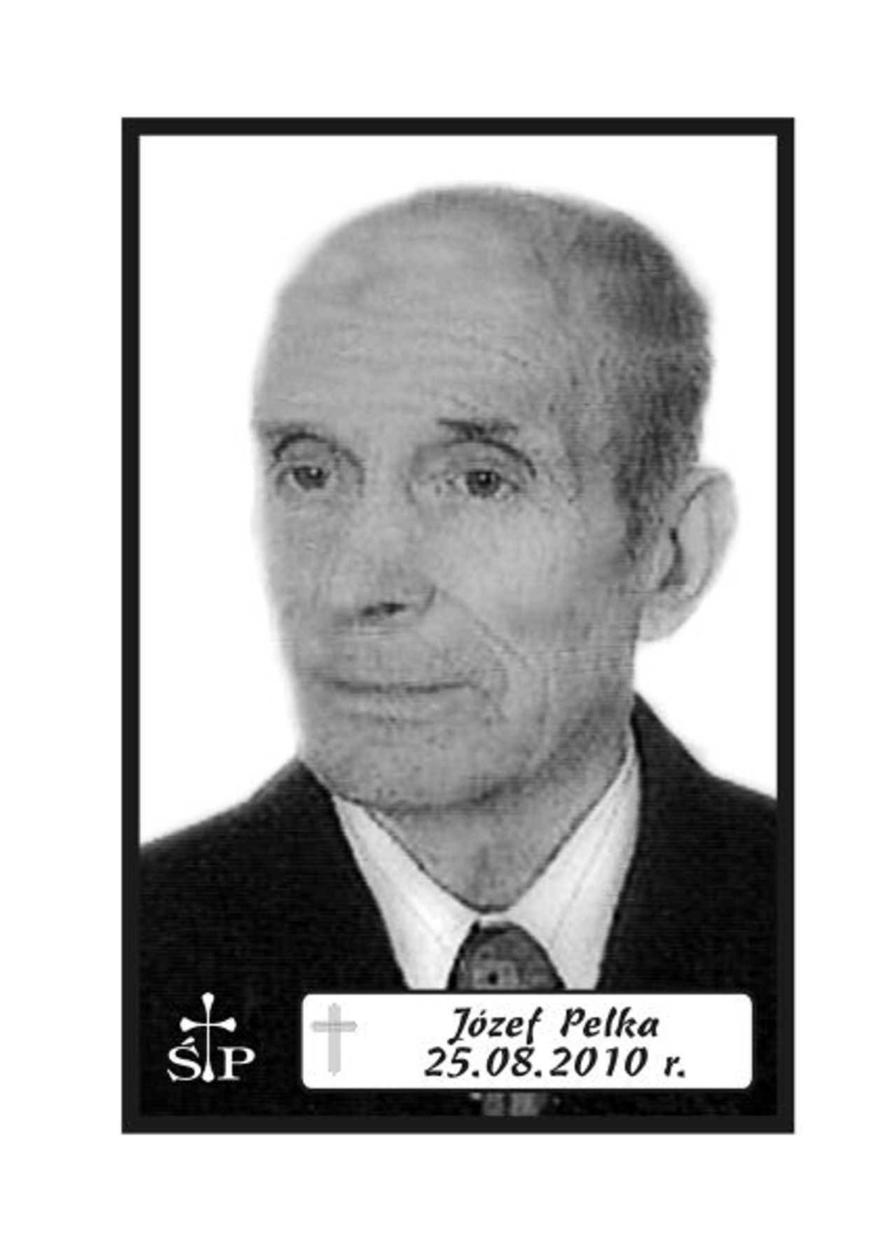 <p>Z głębokim żalem zawiadamiamy, że 25 sierpnia 2010 r. zmarł śp Józef Pelka Ceremonia pogrzebowa rozpocznie się mszą świętą żałobną z wystawieniem trumny, odprawioną w piątek, 27 sierpnia 2010 r. o godz. 14.00 w Kościele Parafialnym w Dobiesławiu. RODZINA</p>