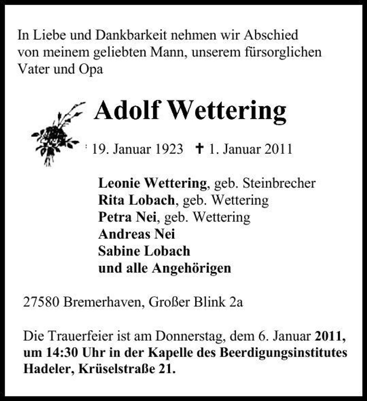 <p>Adolf Wettering</p>
