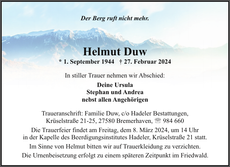 Ankündigung