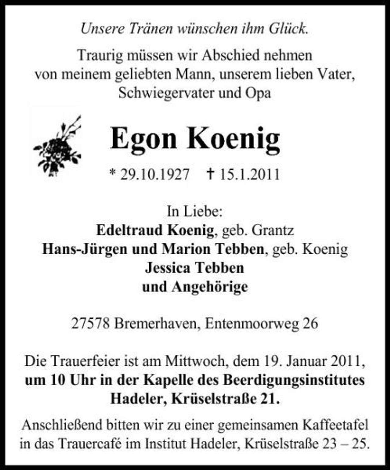 <p>Egon Koenig</p>