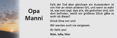 Ankündigung