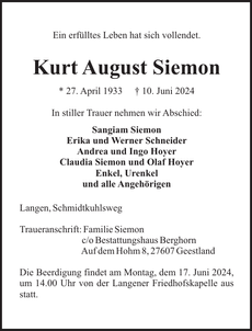 Ankündigung