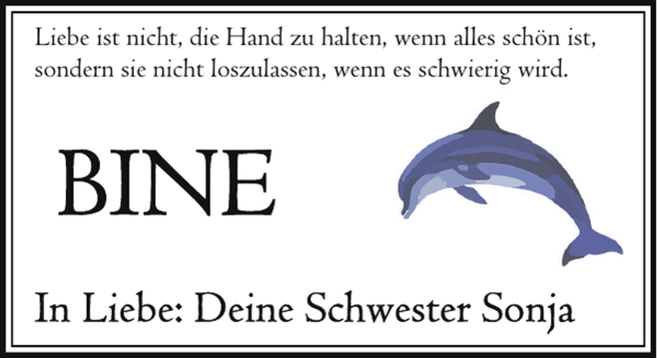 <p>Liebe ist nicht, die Hand zu halten, wenn alles schön ist,<br />sondern sie nicht loszulassen, wenn es schwierig wird.</p>