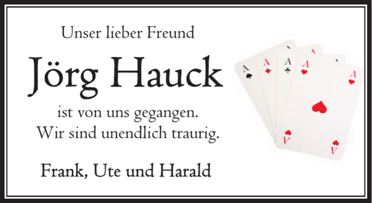 <p>Unser lieber Freund</p><p>ist von uns gegangen.<br />Wir sind unendlich traurig.</p>