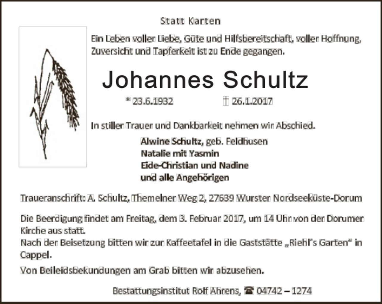 <p>Johannes Schultz</p>
