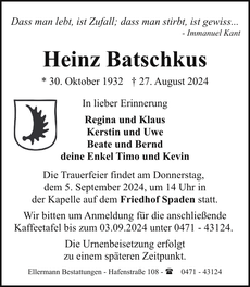 Ankündigung
