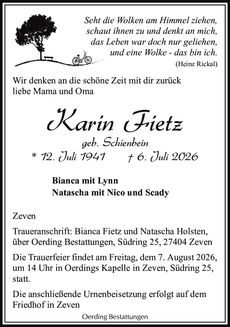Ankündigung