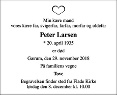 Announcement