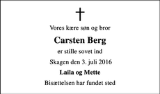 Announcement