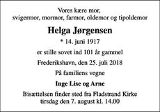 Announcement