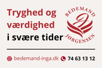 Bedemand Inga Jørgensen logo