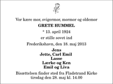 Announcement