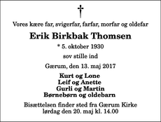 Announcement