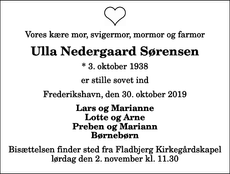 Announcement