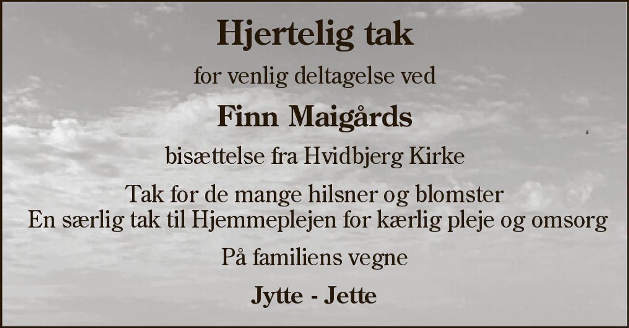Hjertelig tak