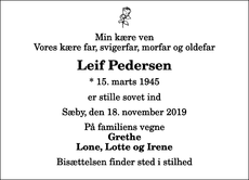 Announcement