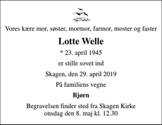 Announcement