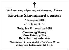 Announcement