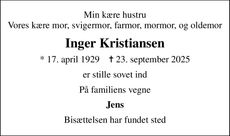 Announcement