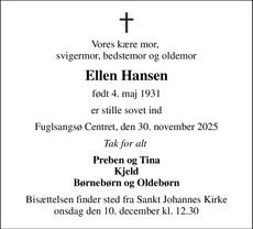 Announcement