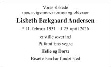 Announcement