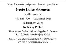 Announcement