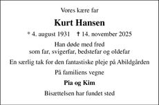 Announcement