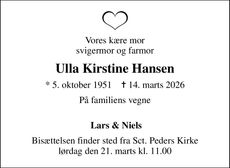 Announcement