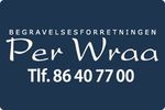 Begravelsesforretningen Per Wraa logo