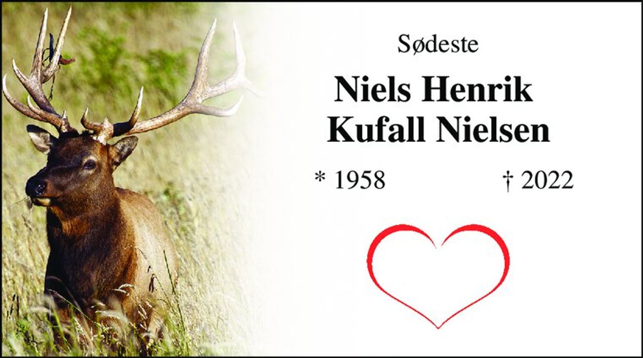 Sødeste 
Niels Henrik  Kufall Nielsen 
*​ 1958 
†​ 2022