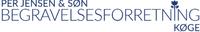 Begravelsesforretningen Per Jensen logo