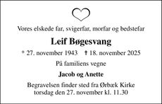 Announcement