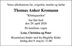 Announcement