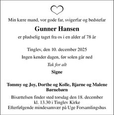 Announcement