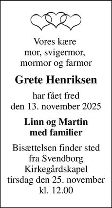 Announcement