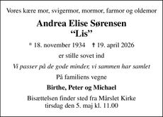 Announcement