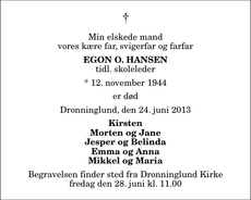 Announcement