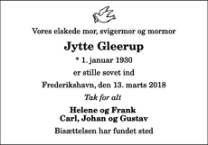 Announcement