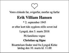 Announcement