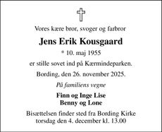 Announcement