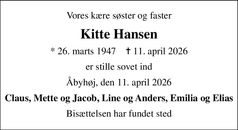 Announcement