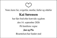 Announcement