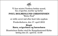 Announcement