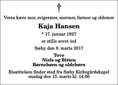 Announcement